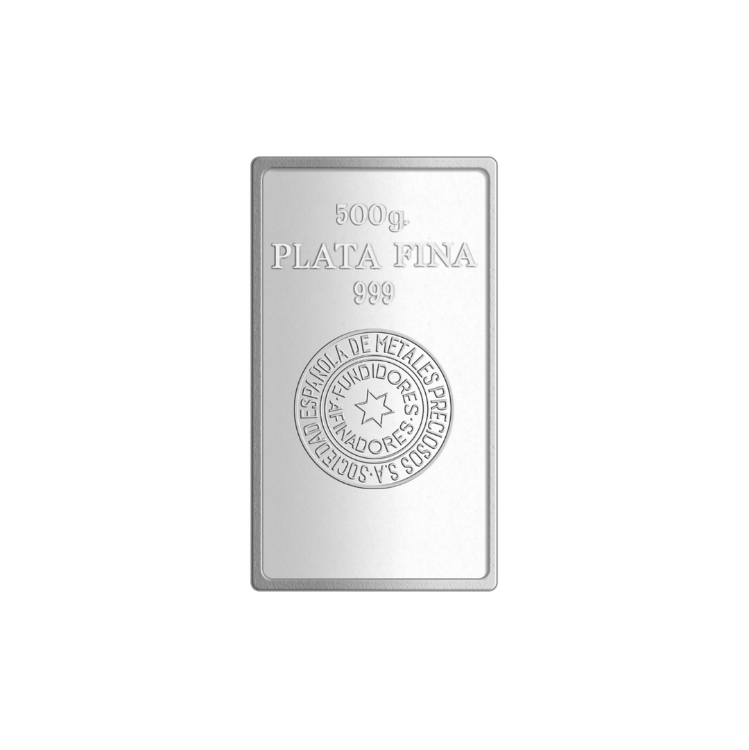 500g Silver Bar - Cooksongold