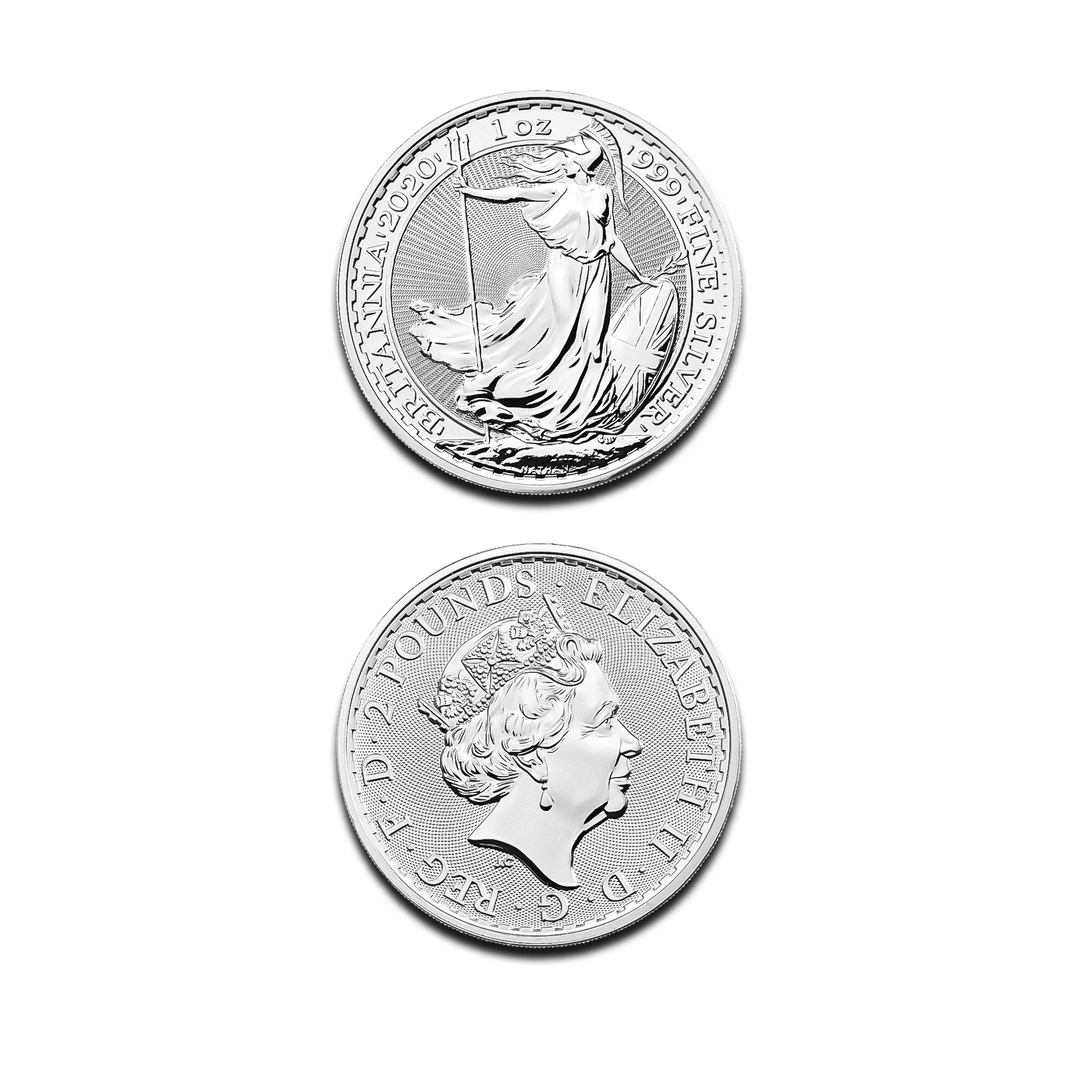 1 oz Britannia Silver Coin - GoldUnion UK