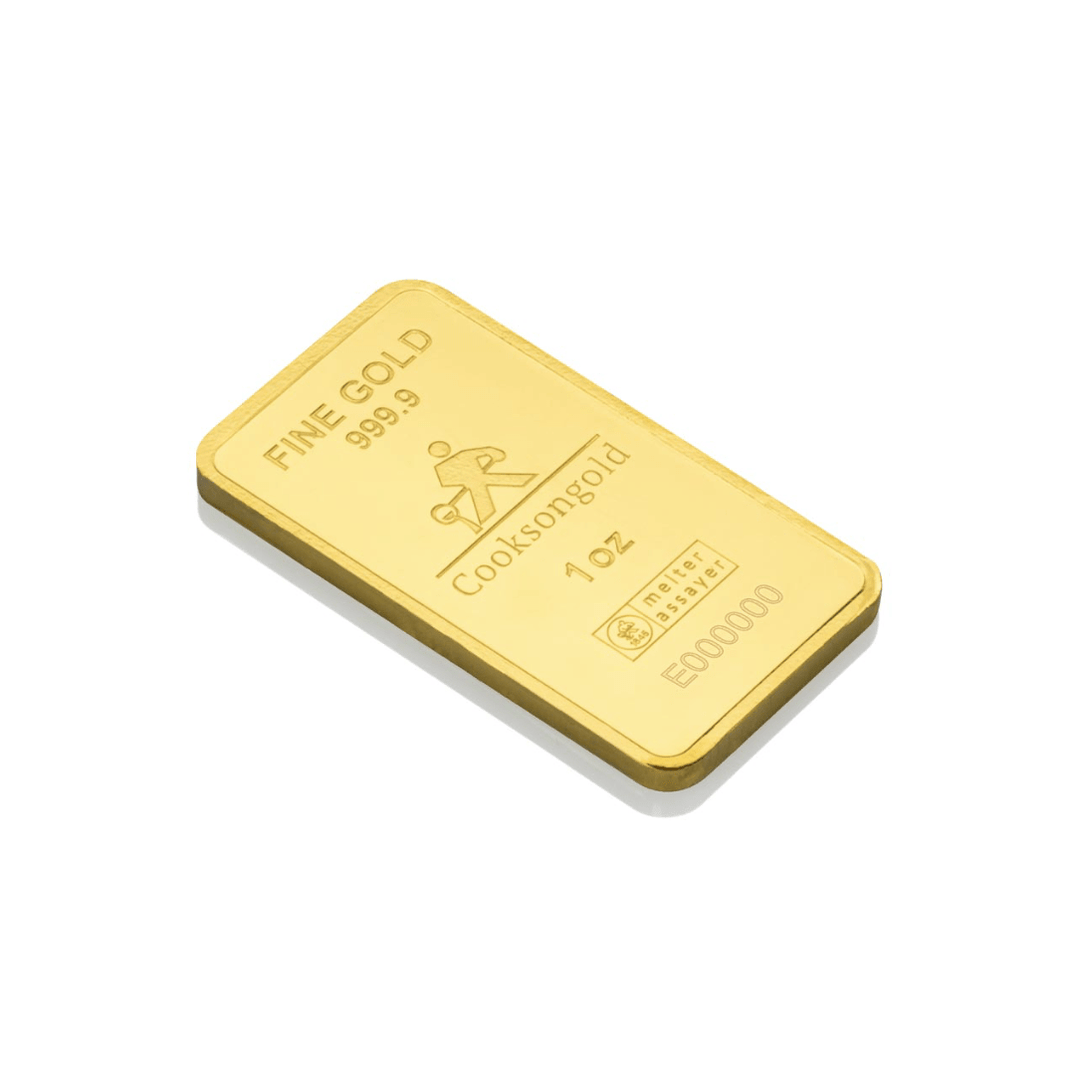 1 oz Gold Bar - Cooksongold - GoldUnion UK