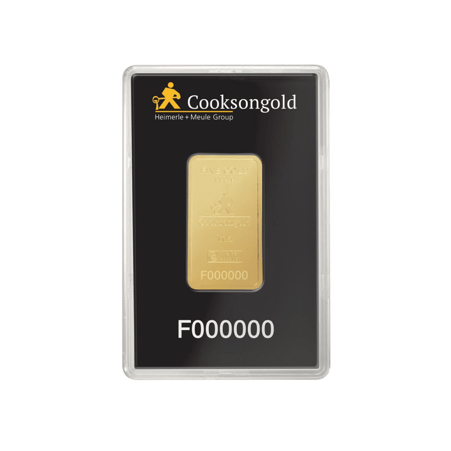 1 oz Gold Bar - Cooksongold - GoldUnion UK