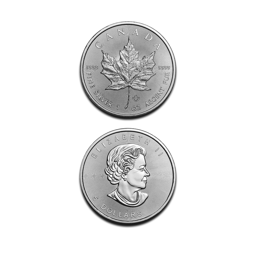 1 oz Maple Leaf Silver Coin - GoldUnion UK