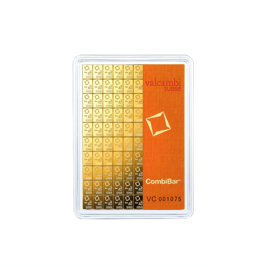 100 x 1g CombiBar – Valcambi - GoldUnion UK