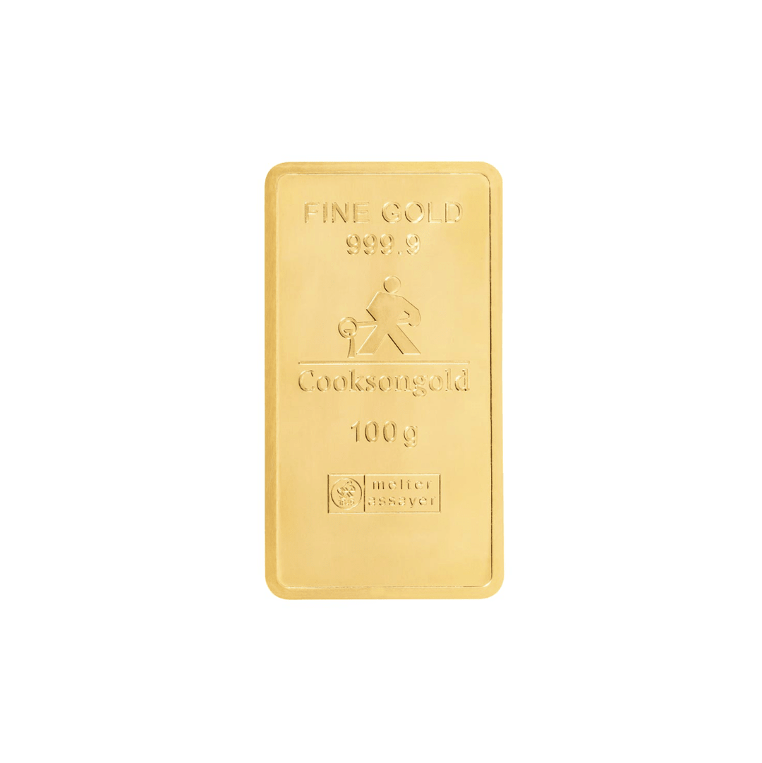 100g Gold Bar - Cooksongold - GoldUnion UK