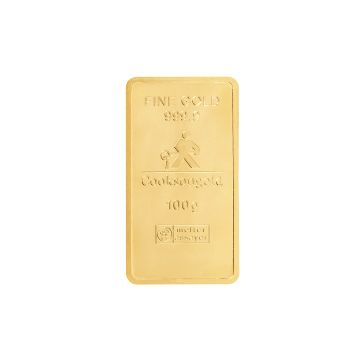 100g Gold Bar - Cooksongold - GoldUnion UK