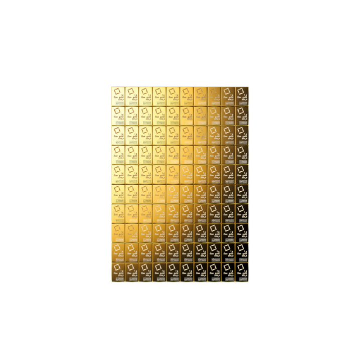 100 x 1g CombiBar – Valcambi