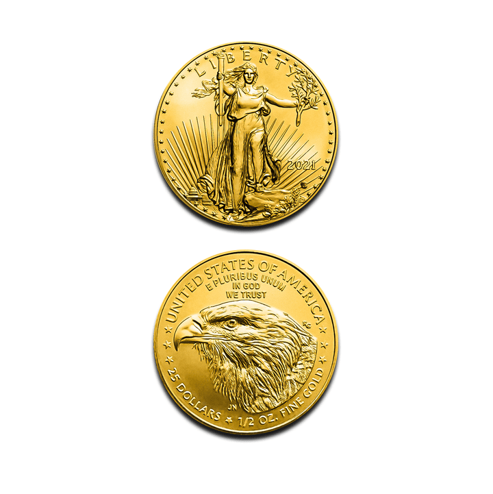 1/2 oz American Eagle Gold Coin - GoldUnion UK