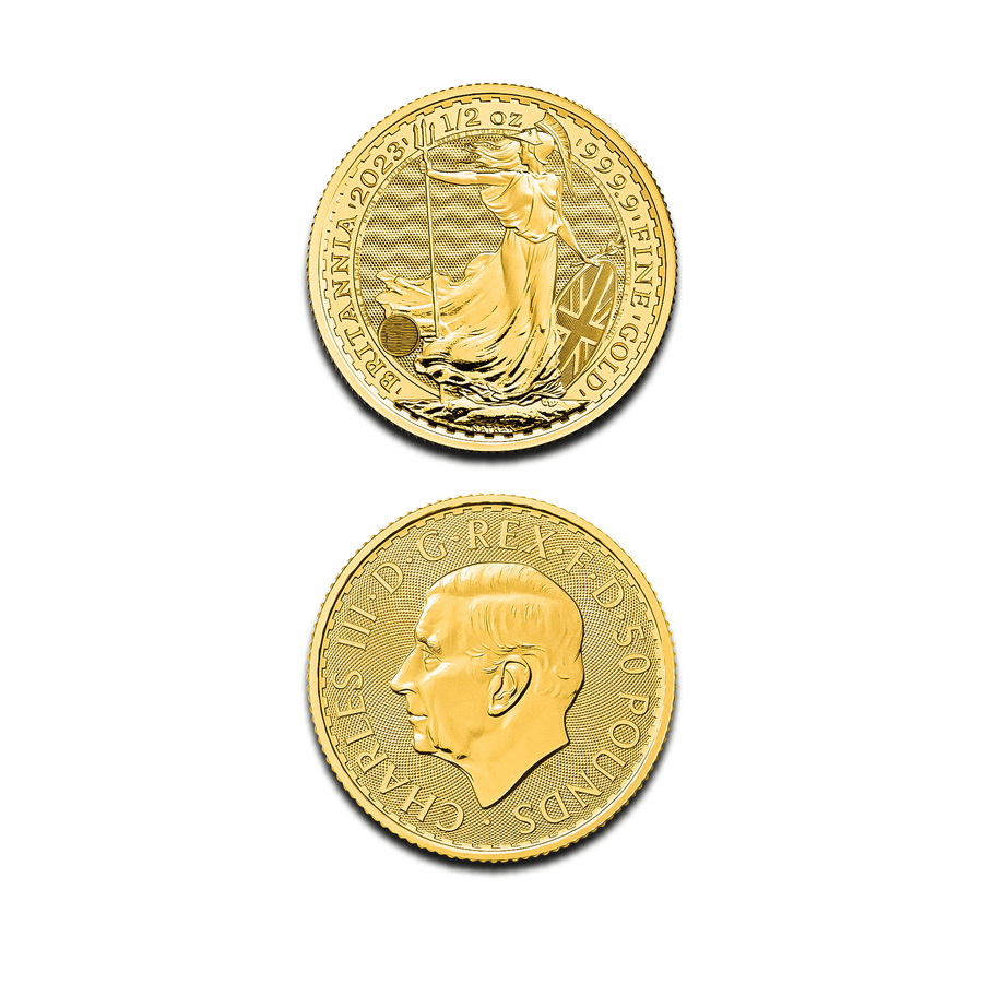 1/2 oz Britannia Gold Coin - GoldUnion UK