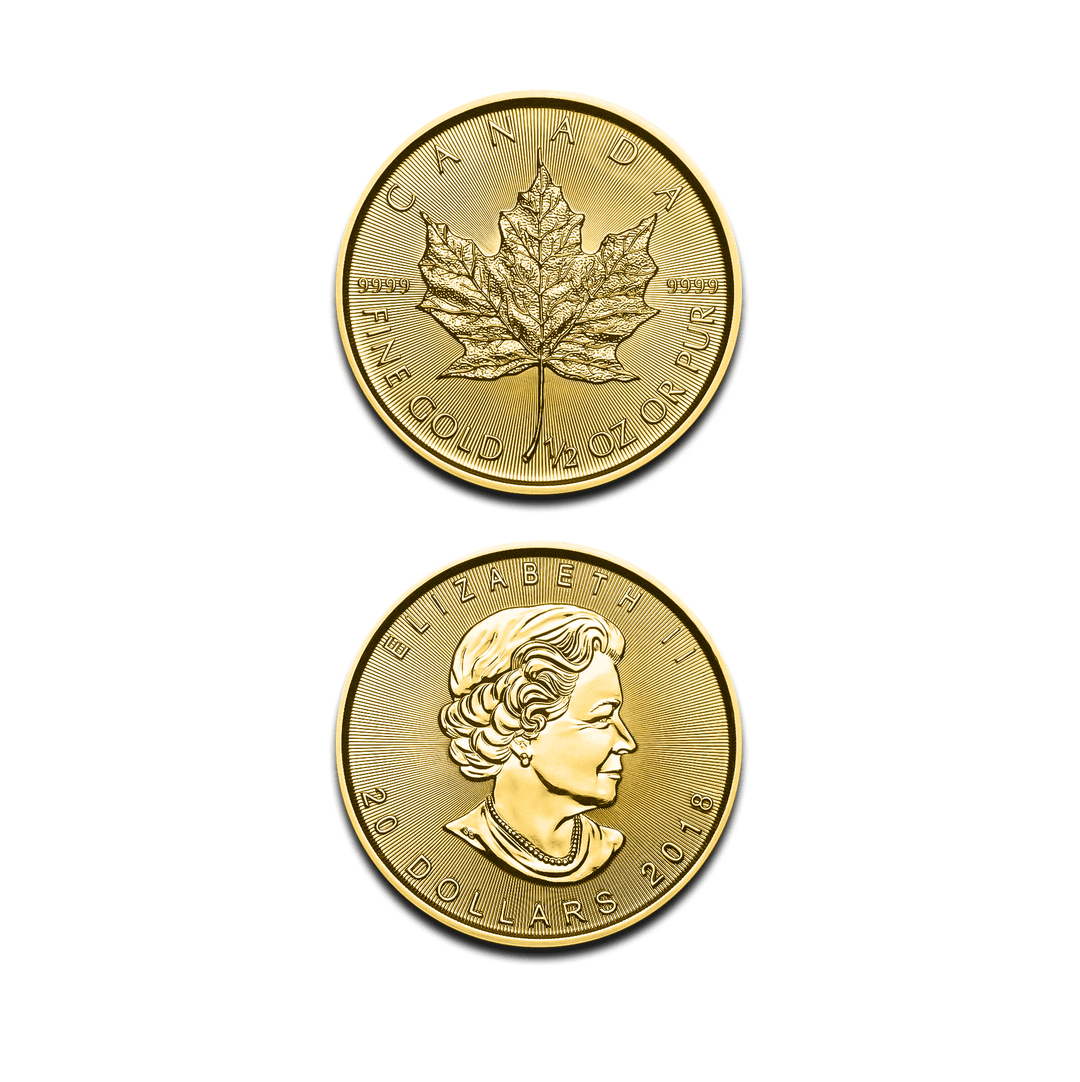 1/2 oz Maple Leaf Gold Coin - GoldUnion UK