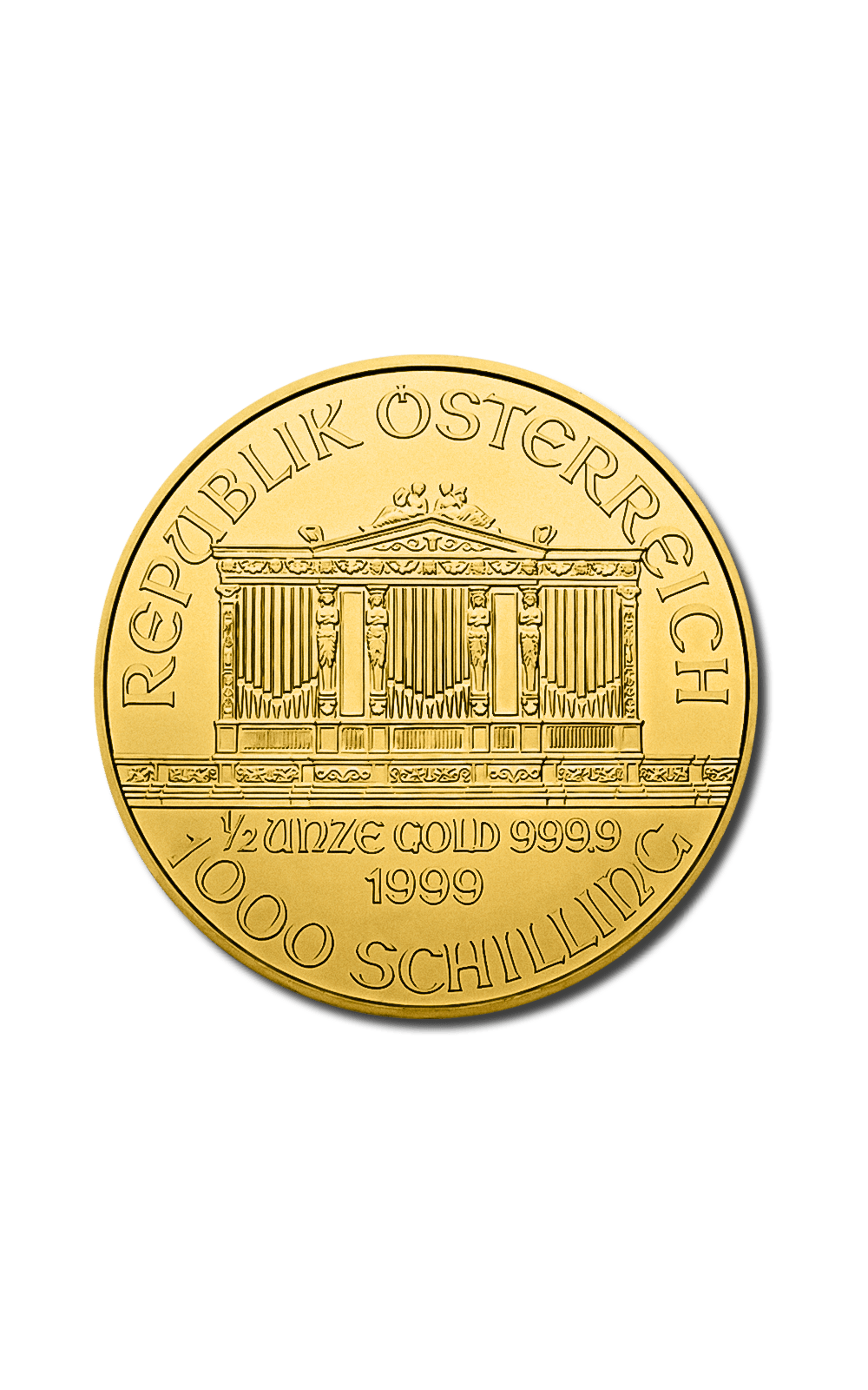 1/2 oz Vienna Philharmonic Gold Coin - GoldUnion UK