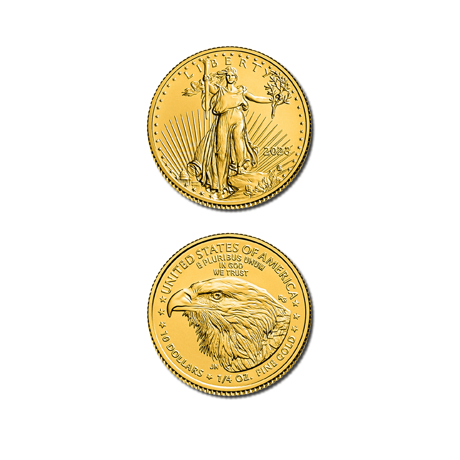 1/4 oz American Eagle Gold Coin - GoldUnion UK