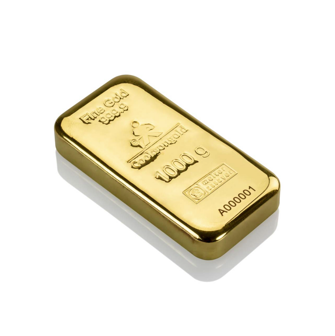 1kg Gold Bar - Cooksongold