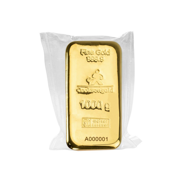1kg Gold Bar - Cooksongold
