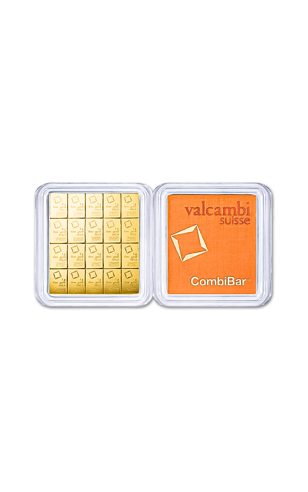 20 x 1g CombiBar - Valcambi - GoldUnion UK