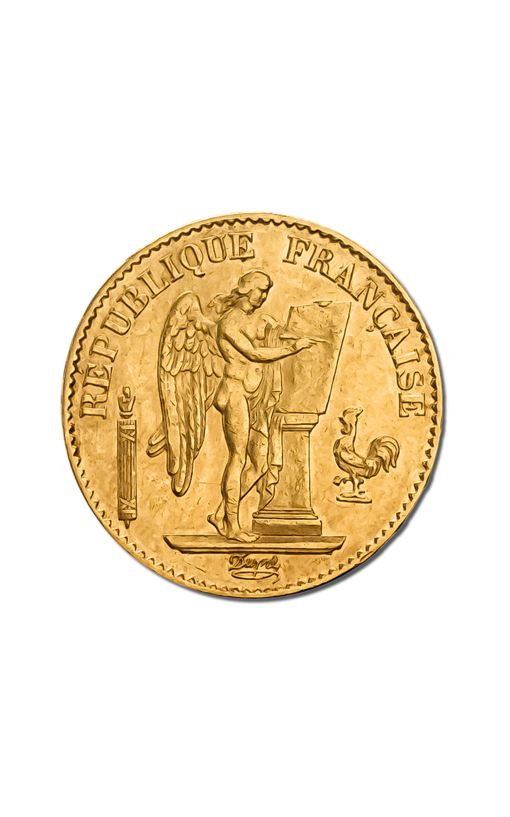 20 French Francs Angel Coin