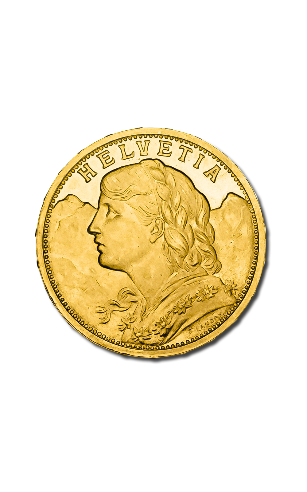 20 Swiss Francs Vreneli