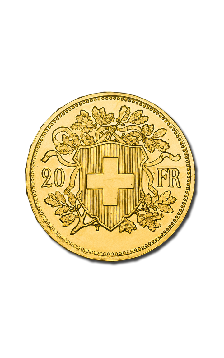 20 Swiss Francs Vreneli