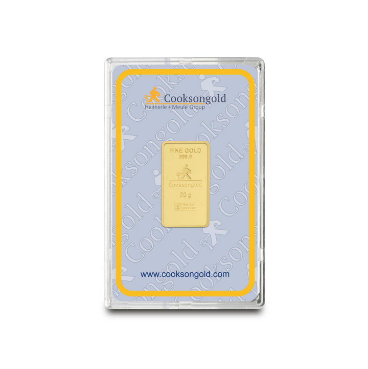 20g Gold Bar - Cooksongold