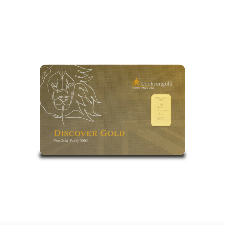 2,5g Gold Bar - Cooksongold