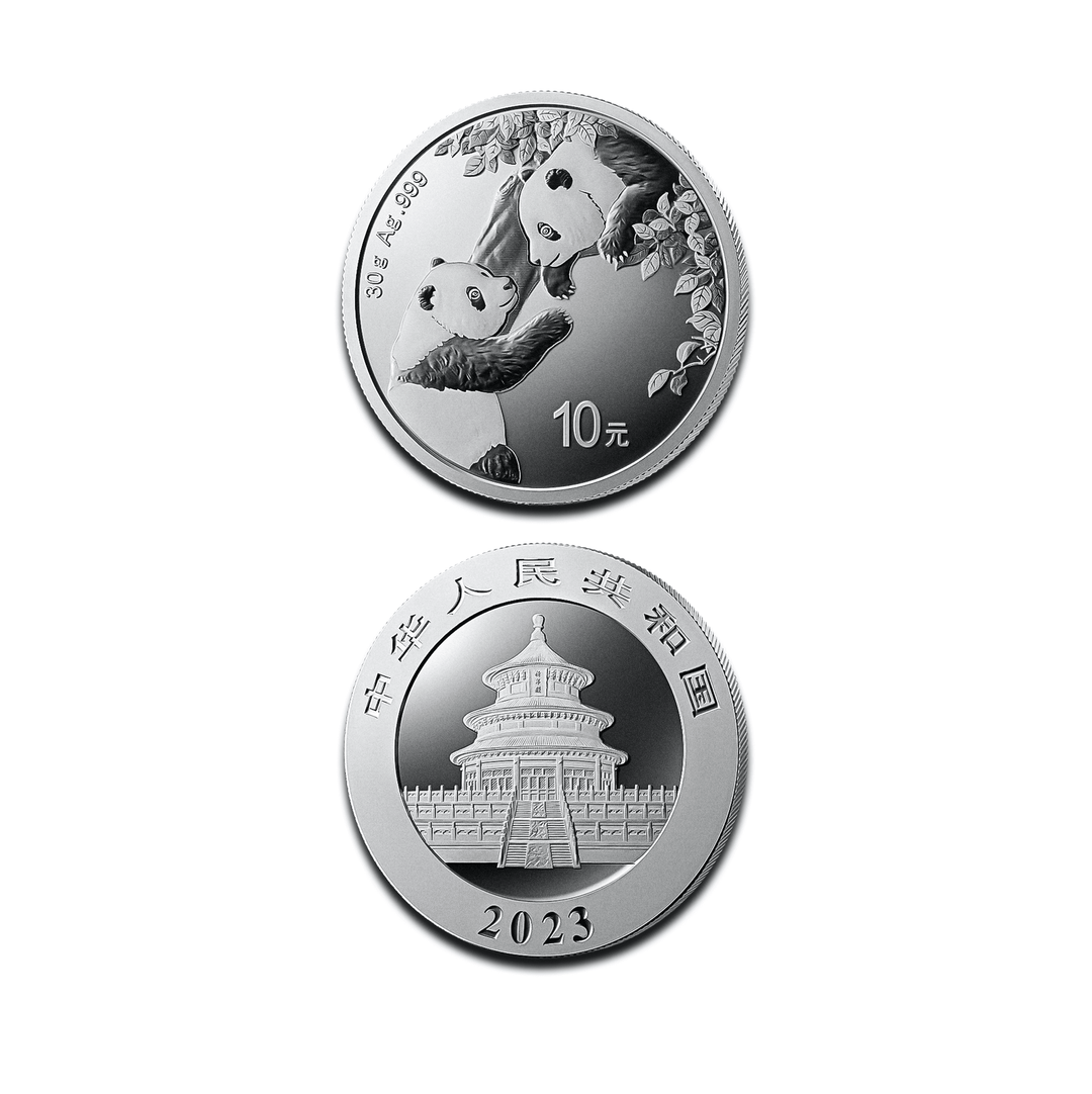 30g China Panda Silver Coin - GoldUnion UK