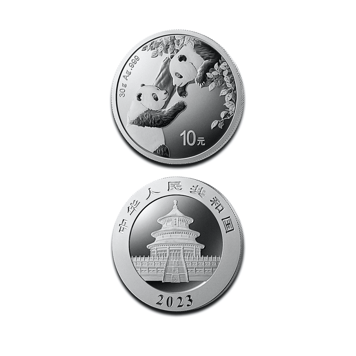 30g China Panda Silver Coin - GoldUnion UK