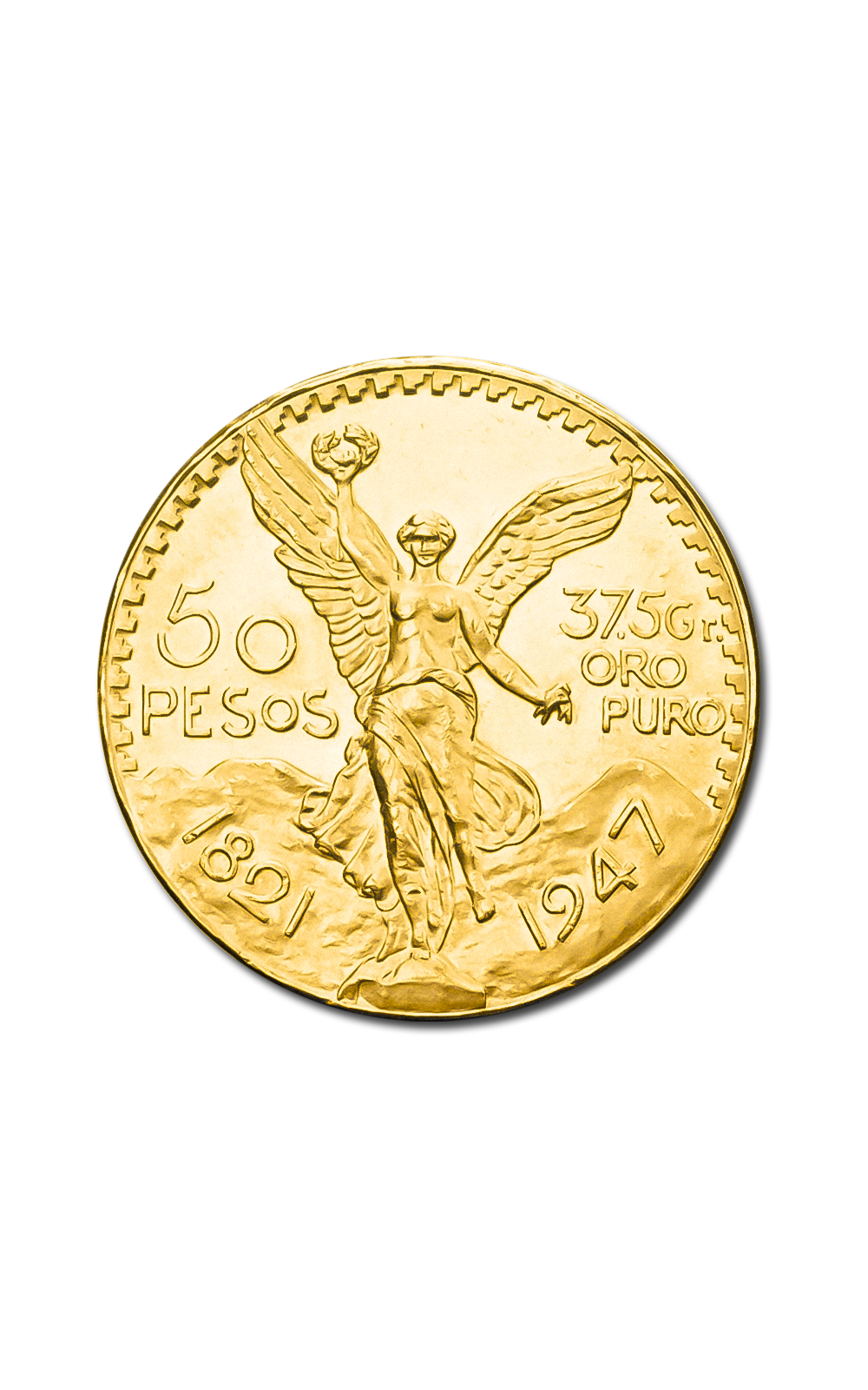 50 Gold Mexican Pesos