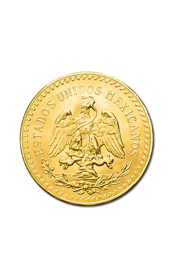 50 Gold Mexican Pesos