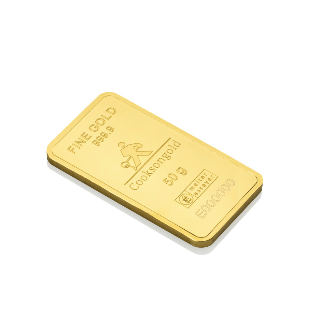 50g Gold Bar - Cooksongold - GoldUnion UK