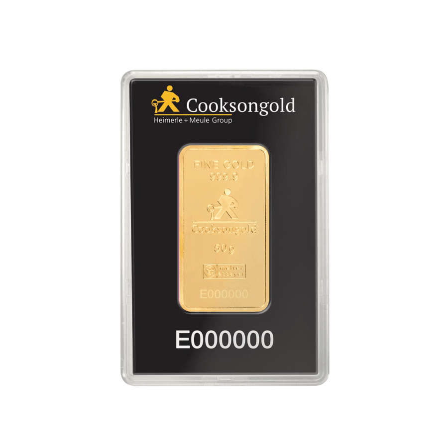 50g Gold Bar - Cooksongold - GoldUnion UK