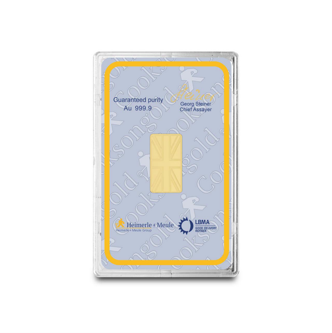 5g Gold Bar - Cooksongold