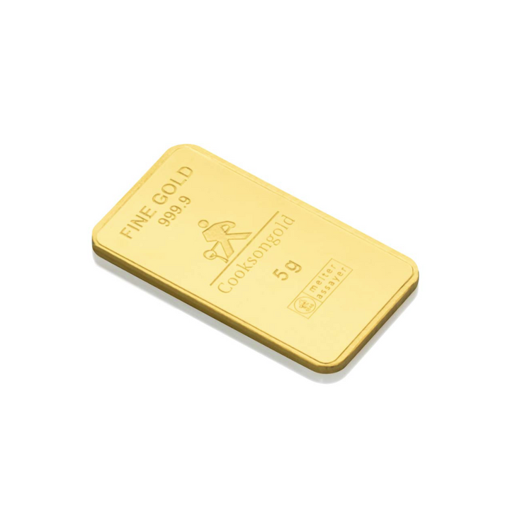 5g Gold Bar - Cooksongold