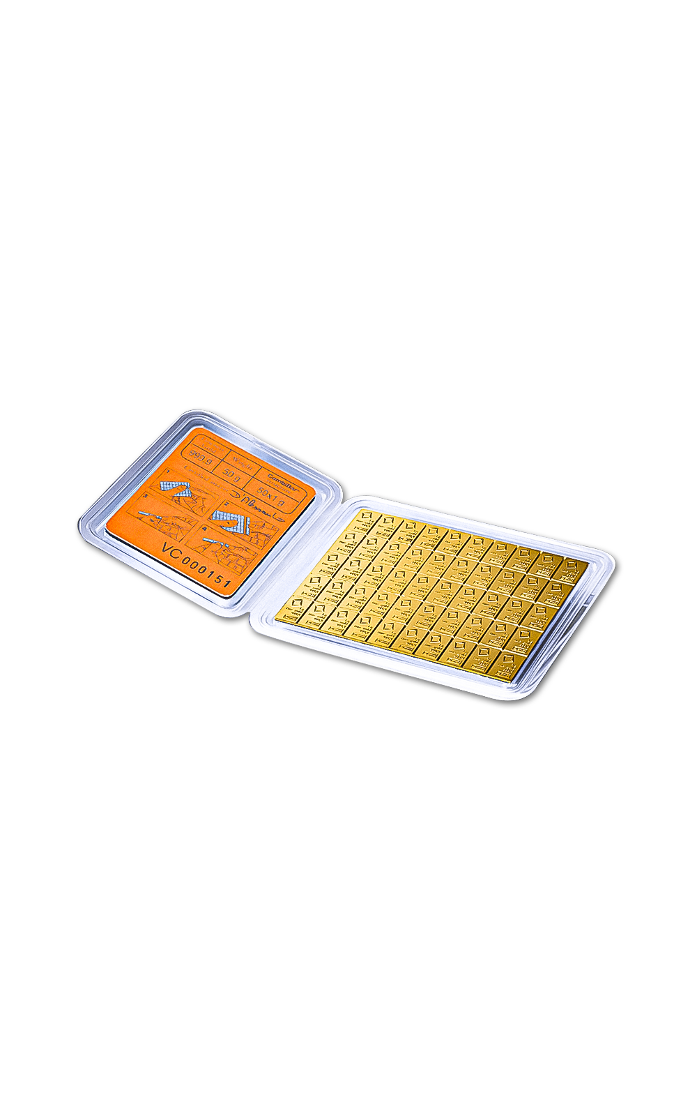 50 x 1g CombiBar - Valcambi