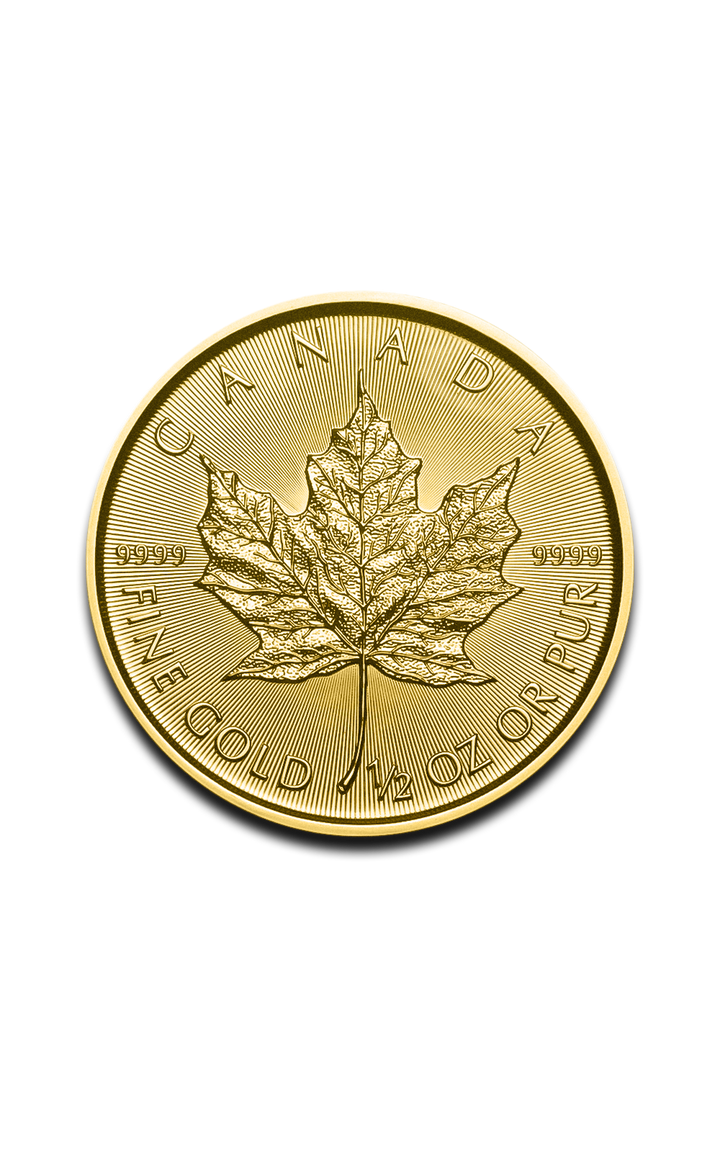 1/2 oz Maple Leaf Gold Coin