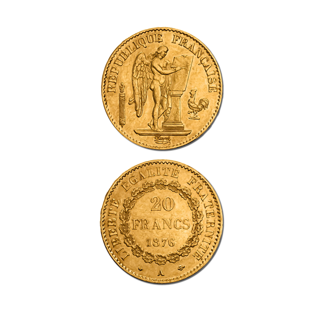 20 French Francs Angel Coin