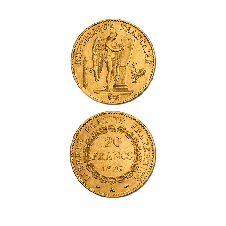 20 French Francs Angel Coin