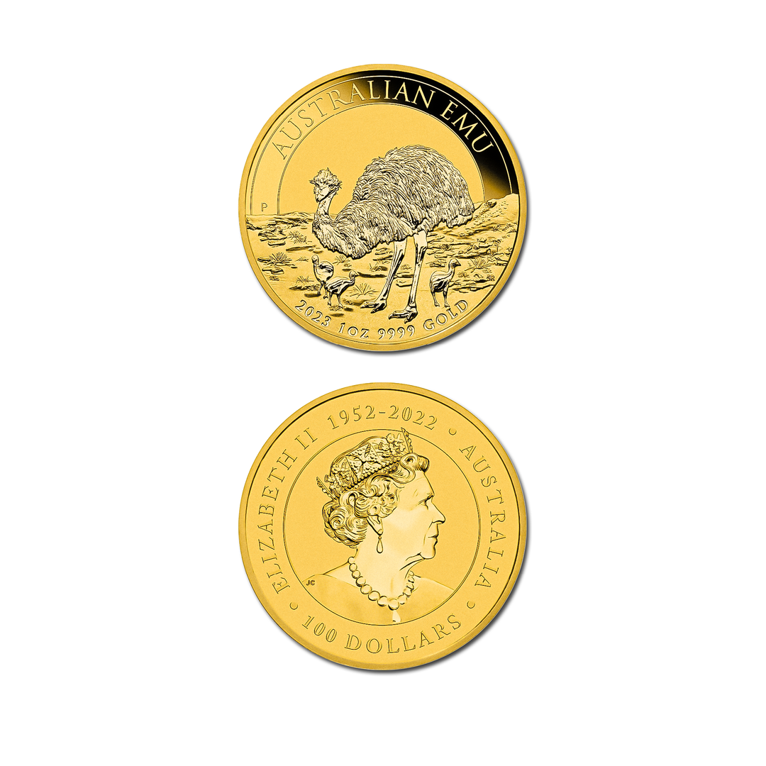 1 oz Emu Perth Mint Gold Coin