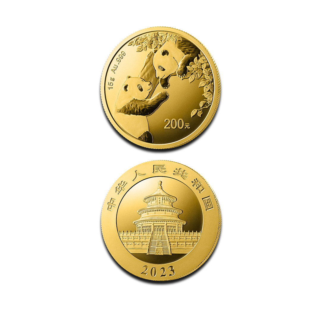 15g China Panda Gold Coin