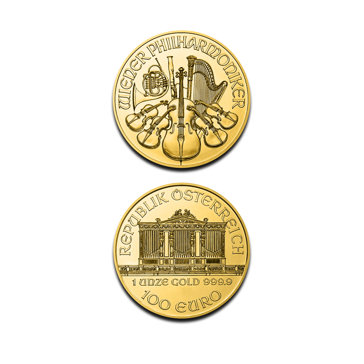 1 oz Vienna Philharmonic Gold Coin