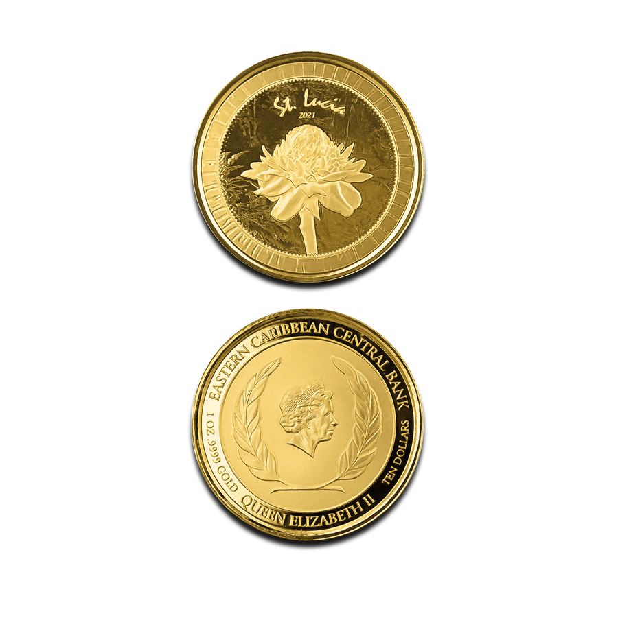 Saint Lucia Coin 1 oz Gold Coin - GoldUnion UK