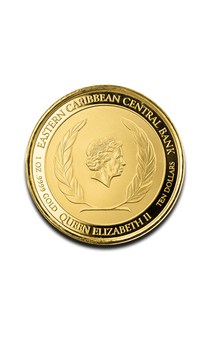 Saint Lucia Coin 1 oz Gold Coin - GoldUnion UK